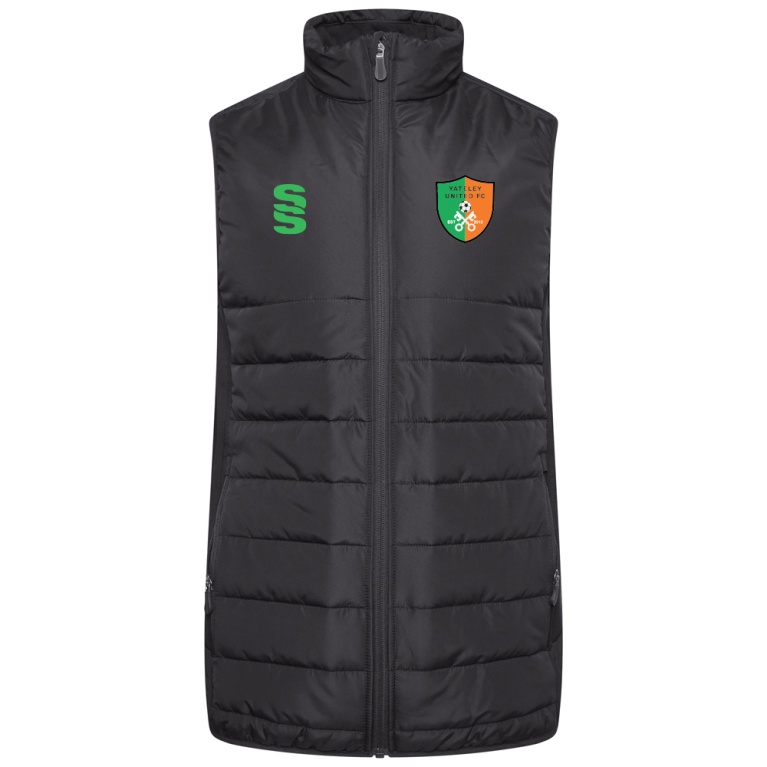 Yateley United FC ACTIVE GILET - BLACK
