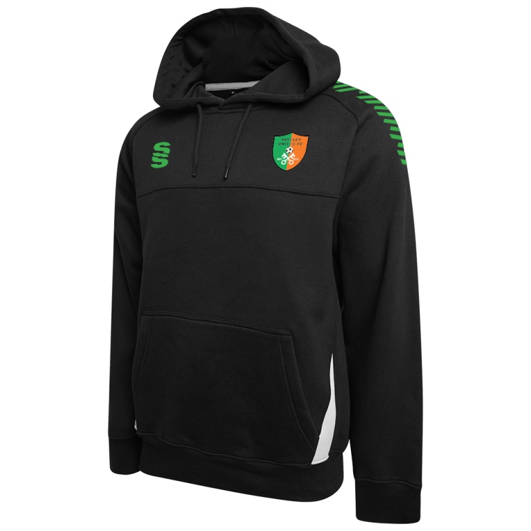 Yateley United FC Fuse Hoody : Black / White